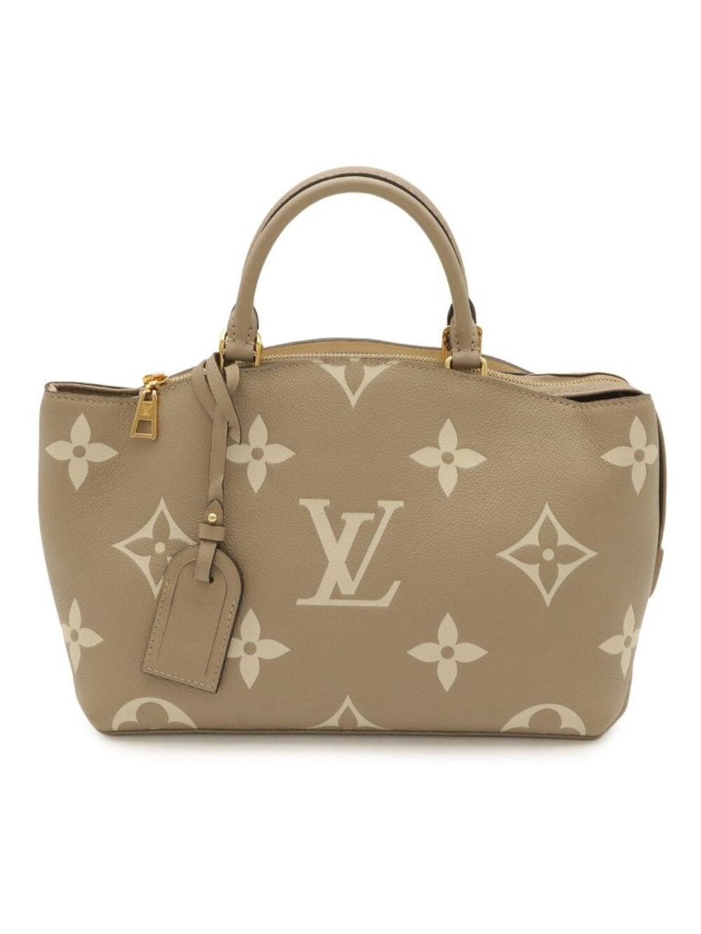 Louis Vuitton Monogram Empreinte Petit Palais PM Handbag Tourterelle Cream Shop